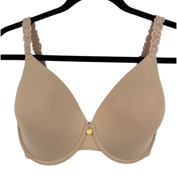 Natori T-shirt bra 732080 Pure Luxe underwire tan size 32G - Picture 2 of 6